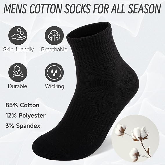 Ultimate All-Day Arch Support Athletic Crew Socks