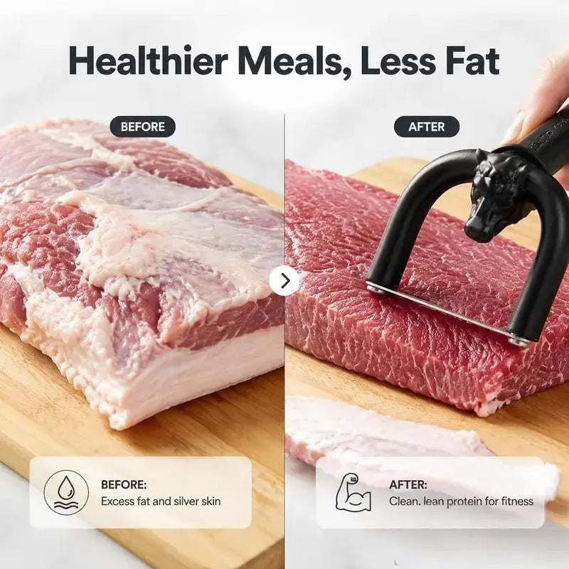 Ultra-Sharp Meat Slicer Peeler for Effortless Paper-Thin Slices