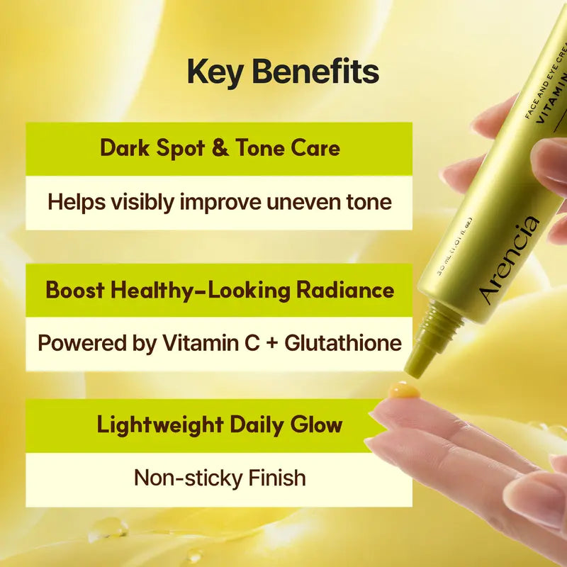 2-in-1 Vitamin C & Glutathione Glow Booster for Face & Eyes