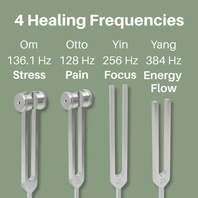 Harmonic Sound Healing Tuning Fork Set – Deep Frequency Relaxation & Energy Balance