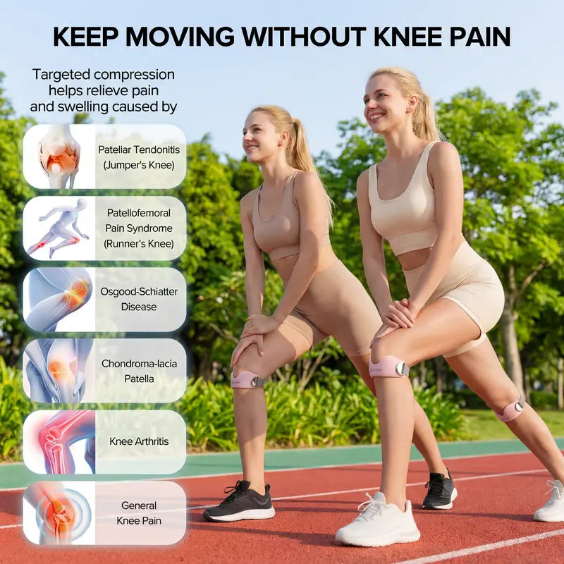 Minimalist Patellar Tendon Strap for Instant Knee Pain Relief & Shock Absorption