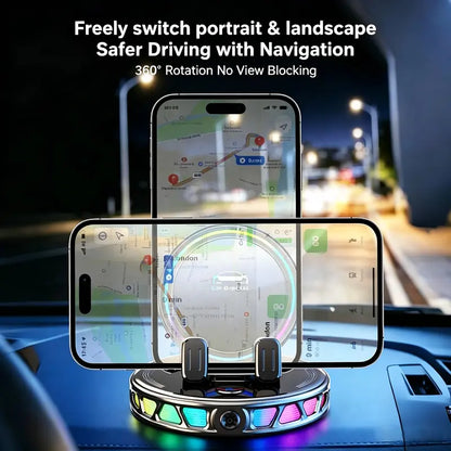 Fast Wireless Charging 360° Rotating Car Mount