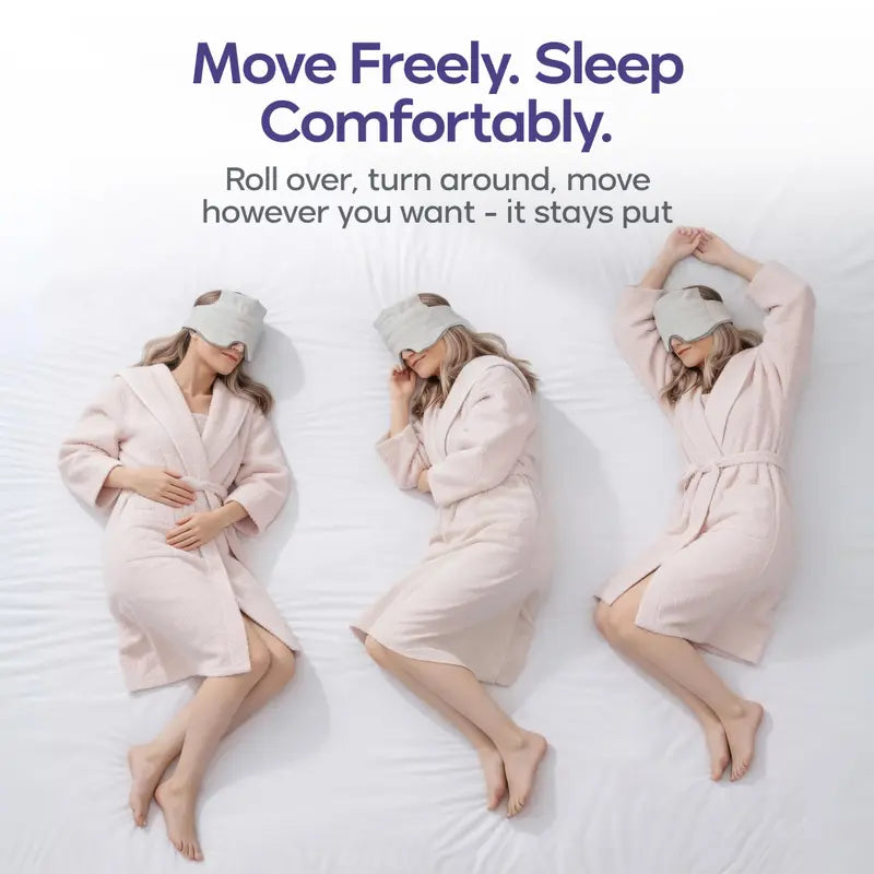 Weighted Sleep Eye Mask for Deep Pressure Relaxation & 99% Blackout