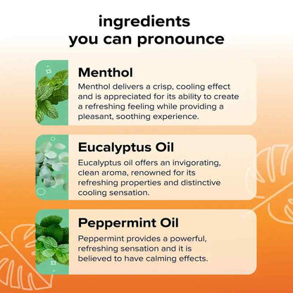 Instant Refresh Natural Aromatherapy Nasal Inhaler Stick