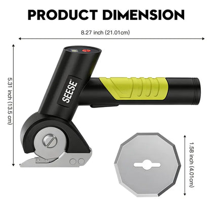 Rechargeable Cordless Electric Scissors For Effortless Fabric And Craft Cutting