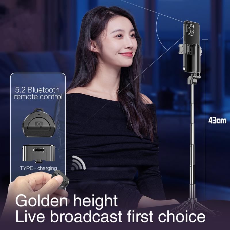 P15 Mini Grip Quadripod – Hold, Shoot & Stand with One Compact Phone Tool