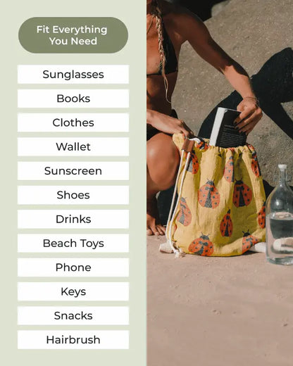 The 2-in-1 Beach Towel Backpack: Fold, Cinch, and Go Anywhere!