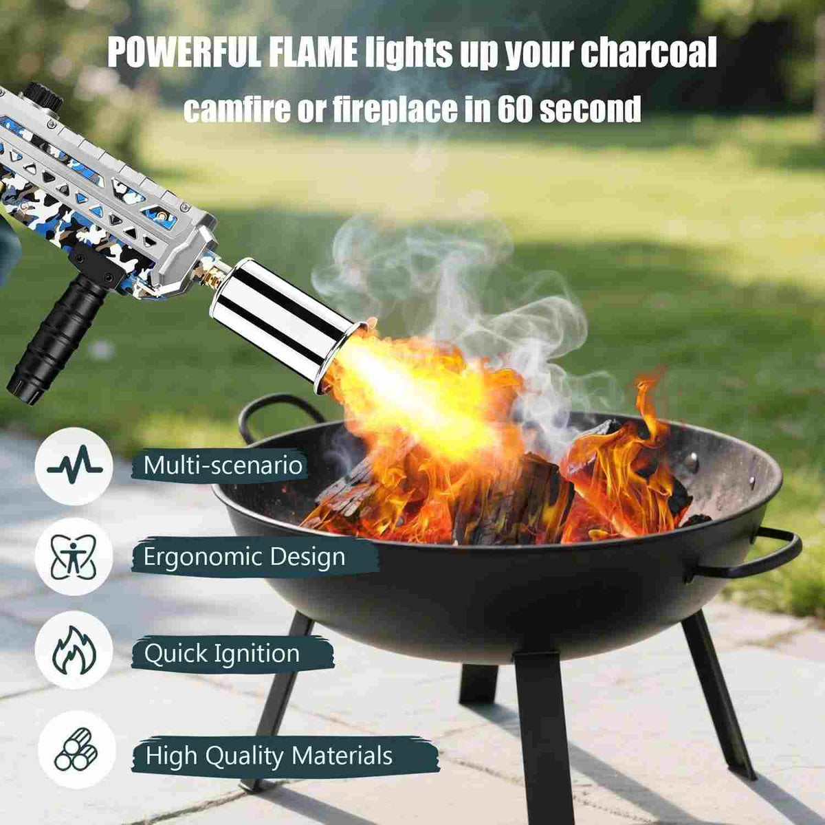 Blast Through Any Job: Ultra-Powerful Tactical Propane Torch Gun