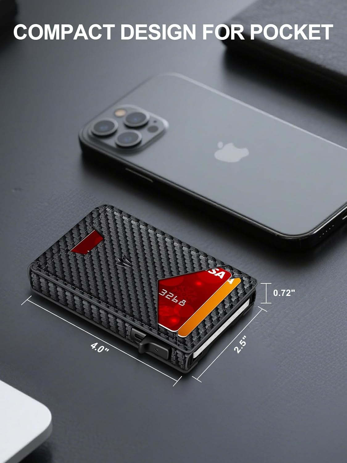 Ditch The Bulk: Instant Pop-Up Minimalist Slim Wallet