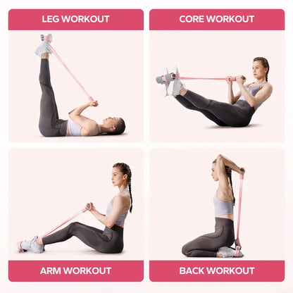 Full-Body Home Fitness Pedal Resistance Band
