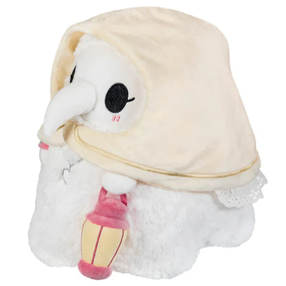 Spooky Cozy Plague Nurse Plushie with Glow-in-the-Dark Lantern