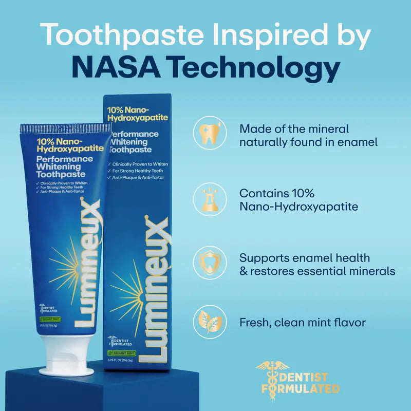 10% Nano-Hydroxyapatite Enamel Repair & Natural Whitening Toothpaste