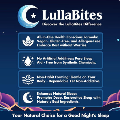 Natural Melatonin-Free Sleep Gummies – Wake Up Refreshed, No Morning Grogginess!