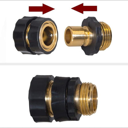Instant Snap Hose Connectors for Fast & Leak-Free Watering