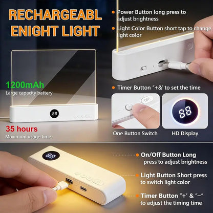 Rechargeable Full-Page Reading Light