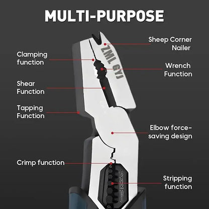 Multi-Function Wire Stripping & Cutting Pliers