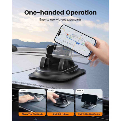 Ultra-Stable 360° Rotatable Mech Car Phone Holder