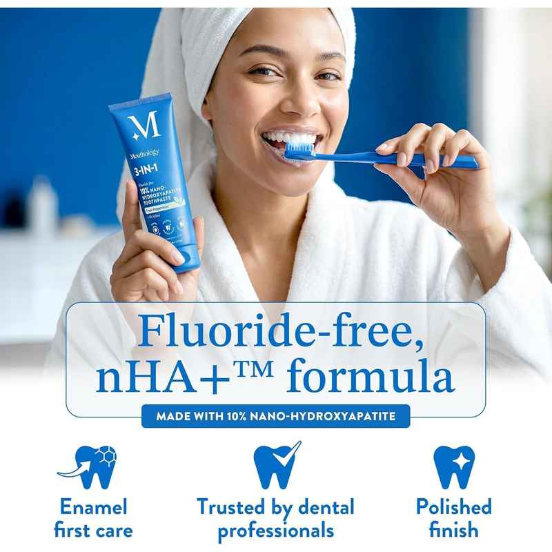 10% Nano-Hydroxyapatite Remineralizing & Whitening Toothpaste