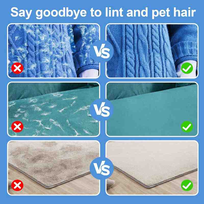 Effortless Electrostatic Pet Hair Remover Mitts – Instant Clean with Every Swipe