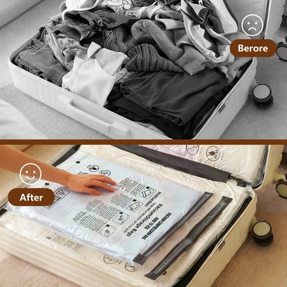 Triple Your Suitcase Space Instantly With Wireless Fast Compression Vacuum Bags
