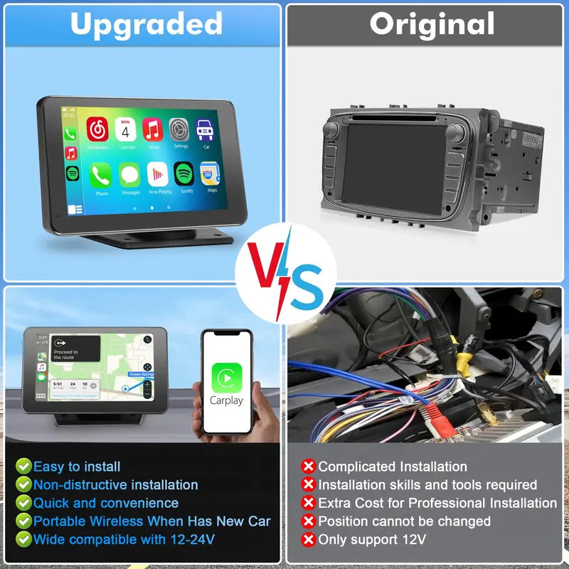 7 inch Drive Smarter with Smart Wireless Touchscreen Display & Instant GPS Navigation