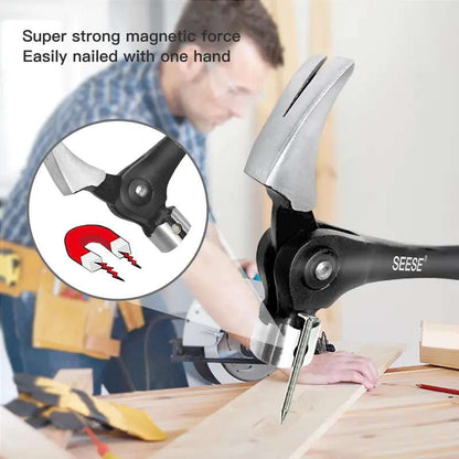 Multi-Angle Adjustable Claw Hammer & Wire Puller