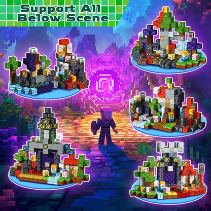 Magnetic Pixel World Building Blocks — Unlimited 3D World Creation for Kids