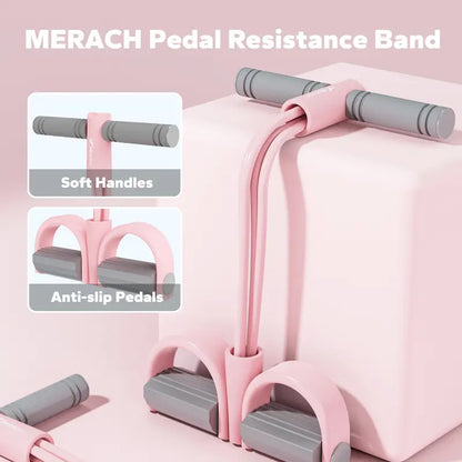 Full-Body Home Fitness Pedal Resistance Band