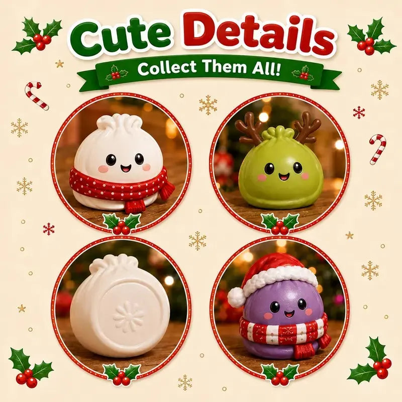 24-Day Christmas Dumpling Squishy Advent Calendar