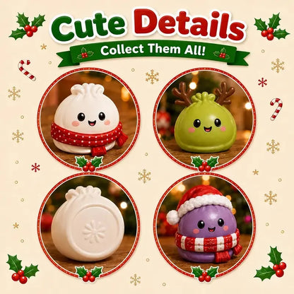 24-Day Christmas Dumpling Squishy Advent Calendar