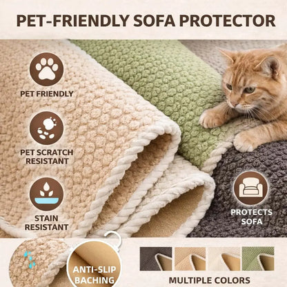 Non-Slip Pet-Friendly Sectional Couch Cover
