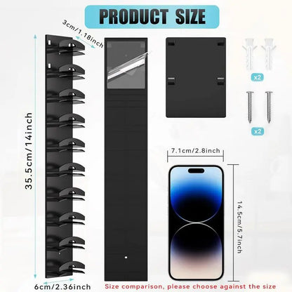 Wall-Mounted Baseball Cap Organizer – Keep Caps In Shape & Instantly Accessible