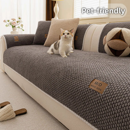 Non-Slip Pet-Friendly Sectional Couch Cover
