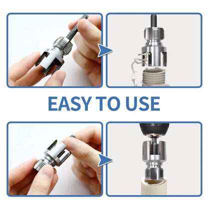 Heavy-Duty Damaged Pipe Thread Extractor & Broken Screw Removal Tool