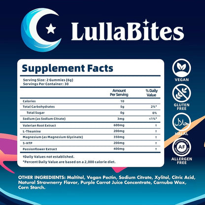 Natural Melatonin-Free Sleep Gummies – Wake Up Refreshed, No Morning Grogginess!