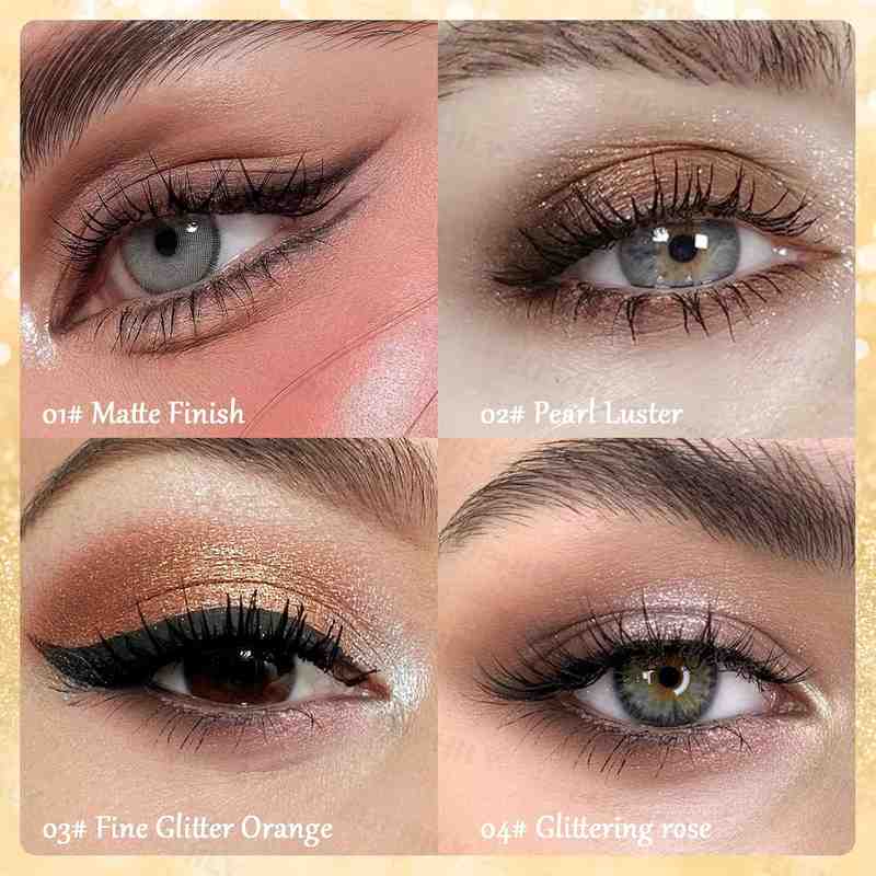Swipe, Blend, Shine: Perfect Two-Tone Eye Makeup in One Stroke!