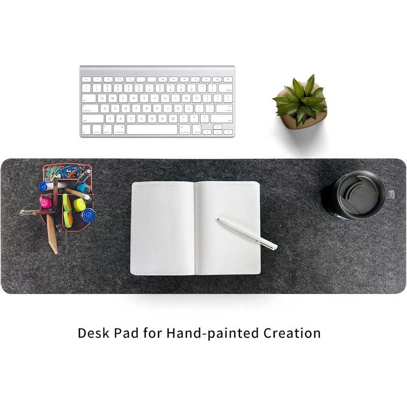 Premium Wool Felt Desk Pad – Ultimate Desk Protection & Smooth Mouse Precision