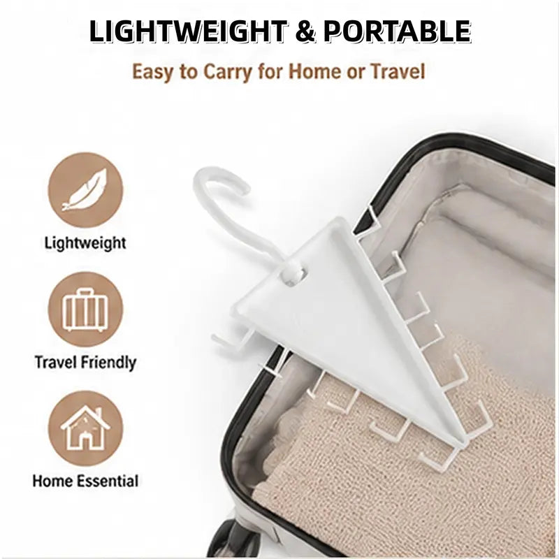 360° Rotating Closet Hanger Organizer – Instant 80% Space Saving for Bras, Belts & Tank Tops
