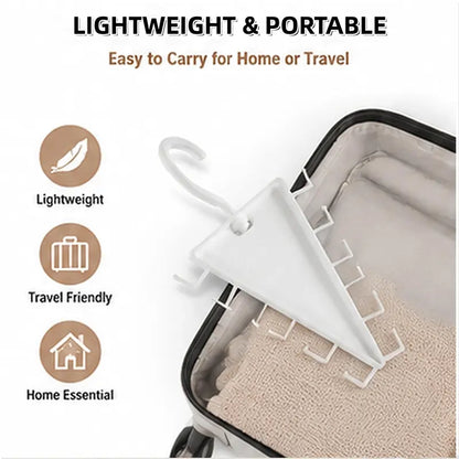 360° Rotating Closet Hanger Organizer – Instant 80% Space Saving for Bras, Belts & Tank Tops