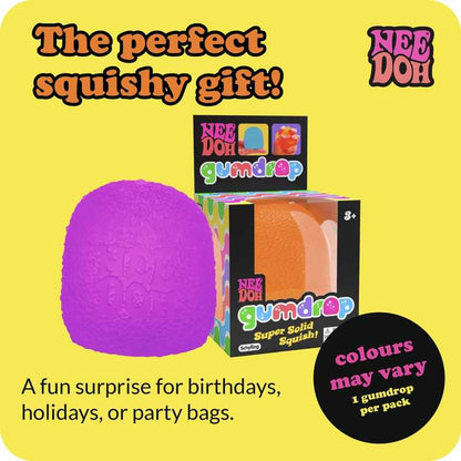 Ultra-Squishy Textured Stress Relief Gumdrop Ball