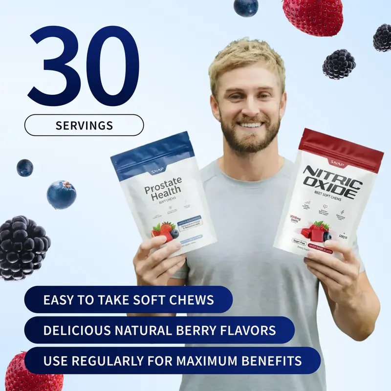Doctor-Formulated Men’s Health Soft Chews for Bladder, Vitality & Circulation