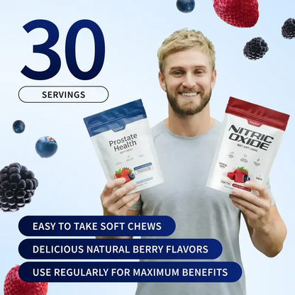 Doctor-Formulated Men’s Health Soft Chews for Bladder, Vitality & Circulation