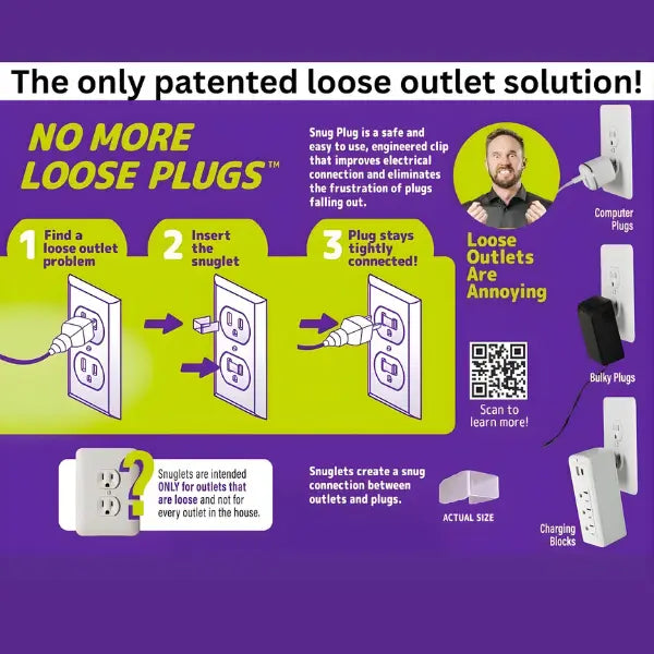 Instant Loose Outlet Fixer – Firmly Lock Plugs in Place