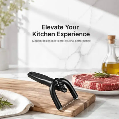 Ultra-Sharp Meat Slicer Peeler for Effortless Paper-Thin Slices