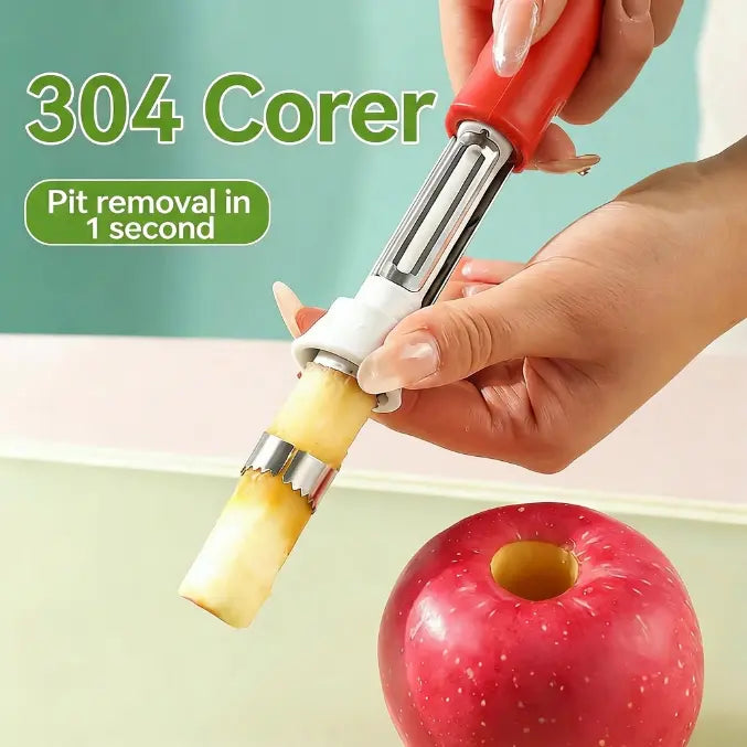 2-in-1 Stainless Steel Apple Corer & Vegetable Peeler