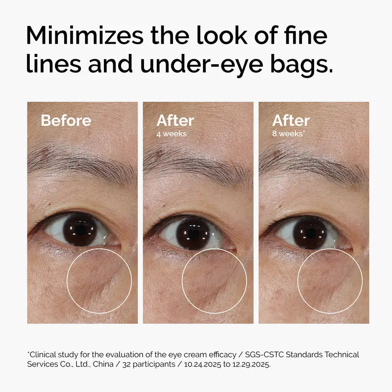 Targeted eye-area care for a smoother, firmer-looking appearance