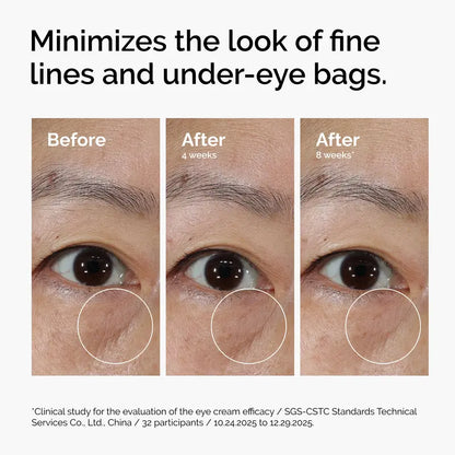 Targeted eye-area care for a smoother, firmer-looking appearance
