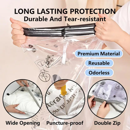 Triple Your Suitcase Space Instantly With Wireless Fast Compression Vacuum Bags