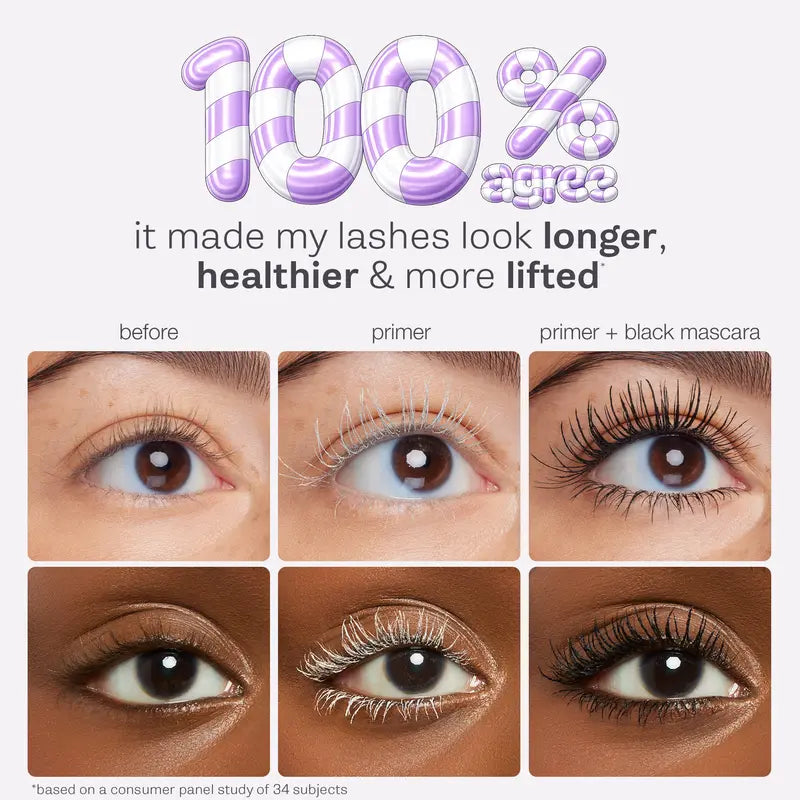 24H Flake-Free Tubing Lash Primer & Mascara Duo for Extreme Length, Lift & Volume