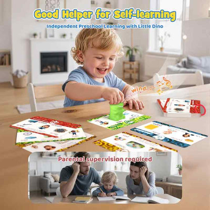 Interactive Dinosaur Sight Word Reader & Phonics Talking Flashcards